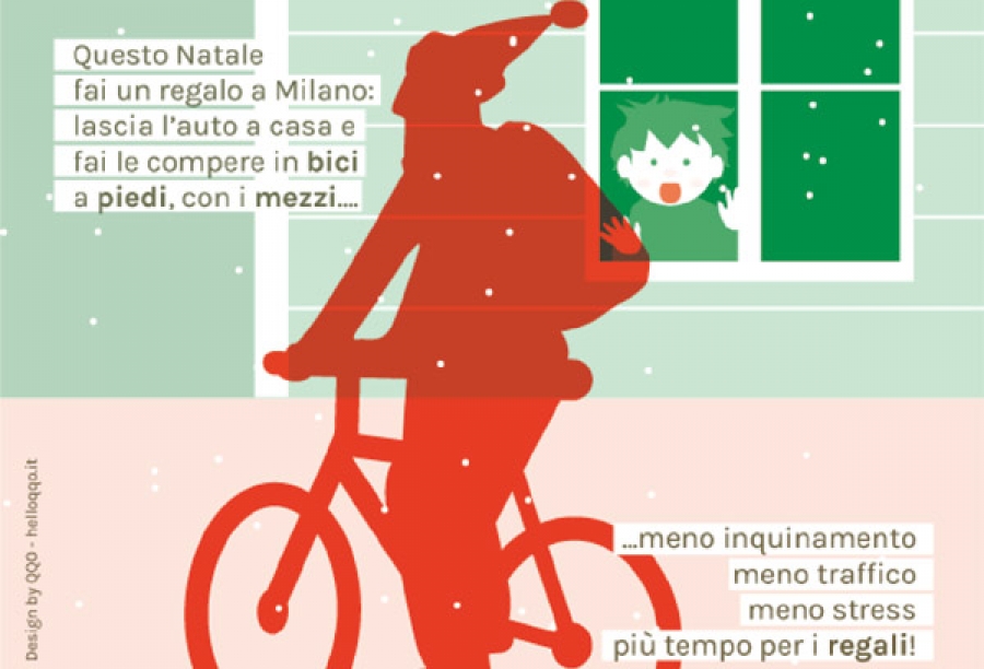 Immagini Babbo Natale In Bicicletta.Babbo Natale Esiste E Non Usa L Auto